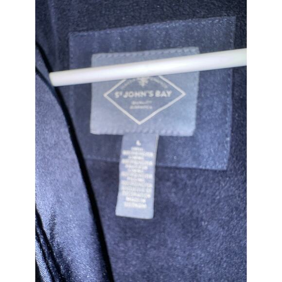 St. John's Bay Womens Removable Hood Packable Lightweight Puffer Jacket L - Picture 2 of 3